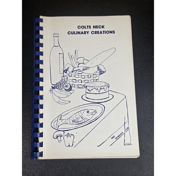 Other - EMD Women's Club Cookbook Cook Book Colts Neck New Jersey 1986‎ Recipe Book
